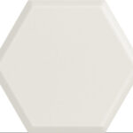 Paradyz Woodskin Bianco Hexagon Structure A falicsempe 19.8x17.1