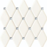 Tubadzin Abisso white mozaika csempe 27x29,8
