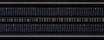 Tubadzin Abisso navy listwa dekorcsík 7,2x74,8