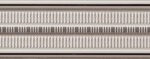 Tubadzin Abisso grey listwa dekorcsík 7,2x74,8