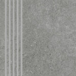 Paradyz Opotimal antracite engraved stair tread lépcsőlap 29.8 x 59.8