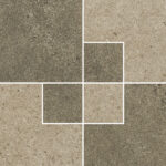 Paradyz Optimal brown inserto dekor padlólap 24.7 x 24.7