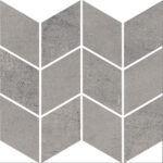 Paradyz Space Grafit Cut Rhombus Braid Polished dekorcsempe 25,8 x 28