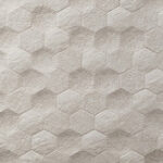 Azulev Basalt Hexagon Marfil Rect falicsempe 29x89