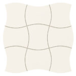 Tubadzin Royal Place white mozaika dekorcsempe 29,3x29,3
