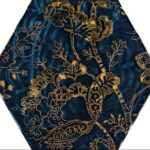 Paradyz Urban Colours Blue Glass Inserto Hexagon C dekorcsempe 19,8x17,3