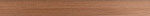 Cersanit Shiny Textile Metal Copper Mirror Border dekorcsík 2x59,8