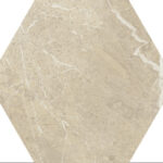 Paradyz My Way Tosi Beige Hexagon Polished dekor burkolólap 17,1x19,8