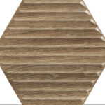 Paradyz Woodskin Wood Hexagon Structure B falicsempe 19.8x17.1