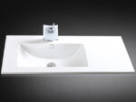 AREZZO DESIGN TEXAS 90X46 ASZIMMETRIKUS BEÉPÍTHETŐ MOSDÓ, BALOS AR-090B