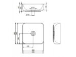 AREZZO DESIGN TURDA PULTRA ÜLTETHETŐ MOSDÓ AR-145043 - Image 2