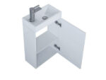 AREZZO DESIGN MINI 40 EGYAJTÓS FEHÉR ALSÓSZEKRÉNY MOSDÓVAL AR-163068 - Image 2