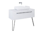 AREZZO DESIGN MOSDÓPULT 70X46 CM MAGASFÉNYŰ FEHÉR AR-166891 - Image 2
