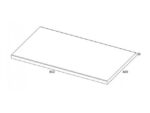 AREZZO DESIGN MOSDÓPULT 80X46 CM TERMÉSZETES TÖLGY AR-166899 - Image 2
