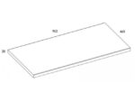AREZZO DESIGN MOSDÓPULT 90X46 CM TERMÉSZETES TÖLGY AR-166900 - Image 2