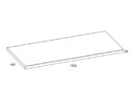 AREZZO DESIGN MOSDÓPULT 100X46 CM TERMÉSZETES TÖLGY AR-166901 - Image 2