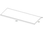 AREZZO DESIGN MOSDÓPULT 120X46 CM TERMÉSZETES TÖLGY AR-166902 - Image 2