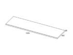 AREZZO DESIGN MOSDÓPULT 160X46 CM TERMÉSZETES TÖLGY AR-166904 - Image 2
