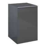 AREZZO DESIGN MONTEREY 40 CM-ES ALSÓELEM 1 AJTÓVAL MAGASFÉNYŰ ANTRACIT AR-166996