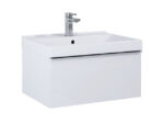 AREZZO DESIGN MONTEREY 60CM-ES ALSÓSZEKRÉNY 1 FIÓKKAL MAGASFÉNYŰ FEHÉR AR-167075