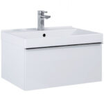 AREZZO DESIGN MONTEREY 60CM-ES ALSÓSZEKRÉNY 1 FIÓKKAL MAGASFÉNYŰ FEHÉR AR-167075