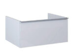 AREZZO DESIGN MONTEREY 60CM-ES ALSÓSZEKRÉNY MOSDÓPULTHOZ 1 FIÓKKAL MAGASFÉNYŰ FEHÉR AR-167087