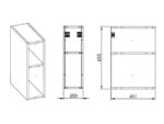 AREZZO DESIGN MONTEREY DUO NYITOTT ELEM MAGASFÉNYŰ ANTRACIT AR-167102 - Image 2