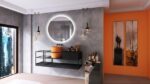 AREZZO design LED okos tükör 100 cm-es kerek - Image 4