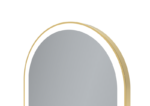 AREZZO design LED ovális okos tükör, arany - Image 4