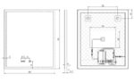 AREZZO design LED okos tükör állítható fényerő páramentesítő funkció+óra+hőmérő - Image 3