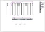 AREZZO design HORIZONT WHITE 900X500 törölközőszárítós radiátor AR-HW9050 - Image 2