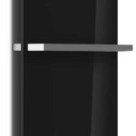 AREZZO design ONYX BLACK 3 elektromos törölközőszárító radiátor