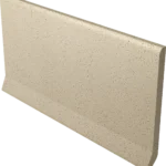 Paradyz Bazo Beige Ráültetős Hajlított Lábazat Mat 10×19,8 (wywinięty ostry sól-pieprz)