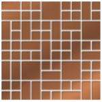 Valore Cesaria Cooper Glass mozaik 25x25 dekor
