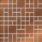 Valore Tilda Copper Glass mosaic 25x25