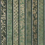 Arte Vinaros Green 29,8x74,8 dekor csempe