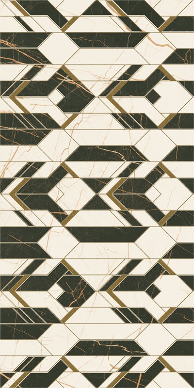 fancywhiteinsertopoysk30x60.jpg Paradyz Fancy White Inserto Polysk 30x60 csempe - Image 1