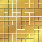 Valore Arabescato Gold Glass mosaic 25x25