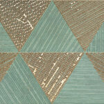 Tubadzin Goldgreen Mono dekorcsempe 29,8x74,8