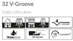 KRONOSTEPSPC CLASSIC BOLTON OAK Z201FNP 4V W32 1280x192x4 MM SPC vinyl padló - Image 2