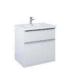 VALORE LOFT 2 FIÓKOS SZEKRÉNY WHITE + IWA PORC. MOSDÓ 70 CM WHITE