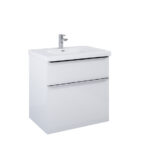 VALORE LOFT 2 FIÓKOS SZEKRÉNY WHITE + IWA PORC. MOSDÓ 70 CM WHITE