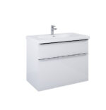 VALORE LOFT 2 FIÓKOS SZEKRÉNY WHITE + IWA PORC. MOSDÓ 90 CM WHITE