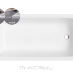 M-Acryl Mira Slim egyenes akril kád 170x75