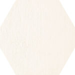 Tubadzin Mild Garden White Hex dekorcsempe 22,1x19,2
