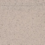 Cersanit Mont Blanc Beige-Black lépcsőlap 30X30 gres padlólap