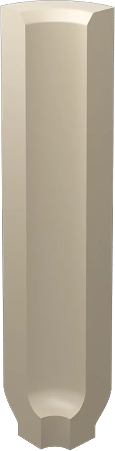 negativ-sarok-bazoprofilwewntrznyprostybeigemonokolor.webp Paradyz Bazo Beige Lábazati Belső Sarok Elem Mat 3×10 (wewnętrzny sól-pieprz mat) - Image 1