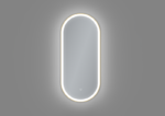 AREZZO design LED ovális okos tükör, arany