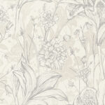 Arte Melia White Flower mat 30,8x60,8 falicsempe