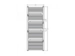 Arezzo Design SMART ANTRACIT 1510X500MM TÖRÖLKÖZŐSZÁRÍTÓS RADIÁTOR AR-SM15055A - Image 2
